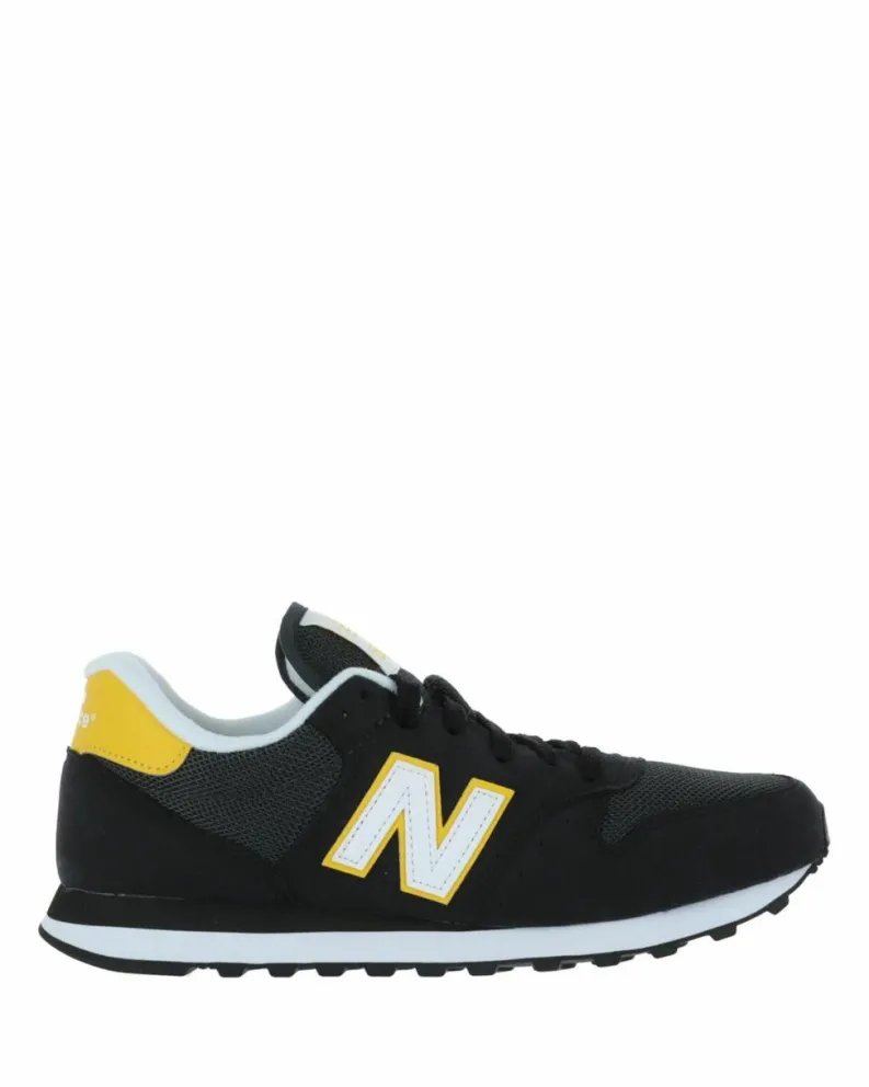 Trainers*New Balance 574 Classic Sneakers Black Yellow