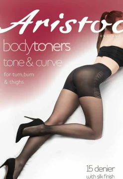 Tights & Socks|Tights & Socks*Aristoc 15 Denier Bodytoners Tum, Bum & Thigh Toner Tights - Black