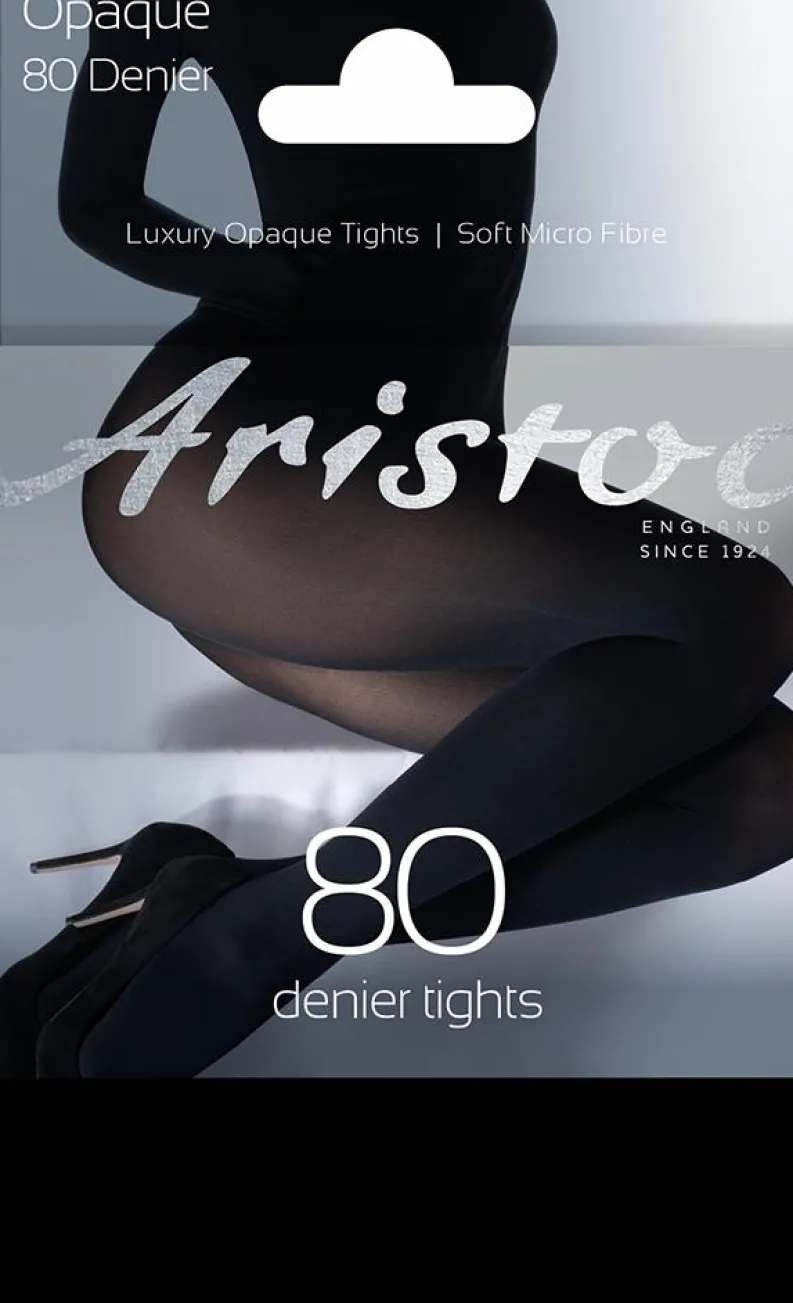 Tights & Socks|Tights & Socks*Aristoc 80 Denier Opaque Tights - Black