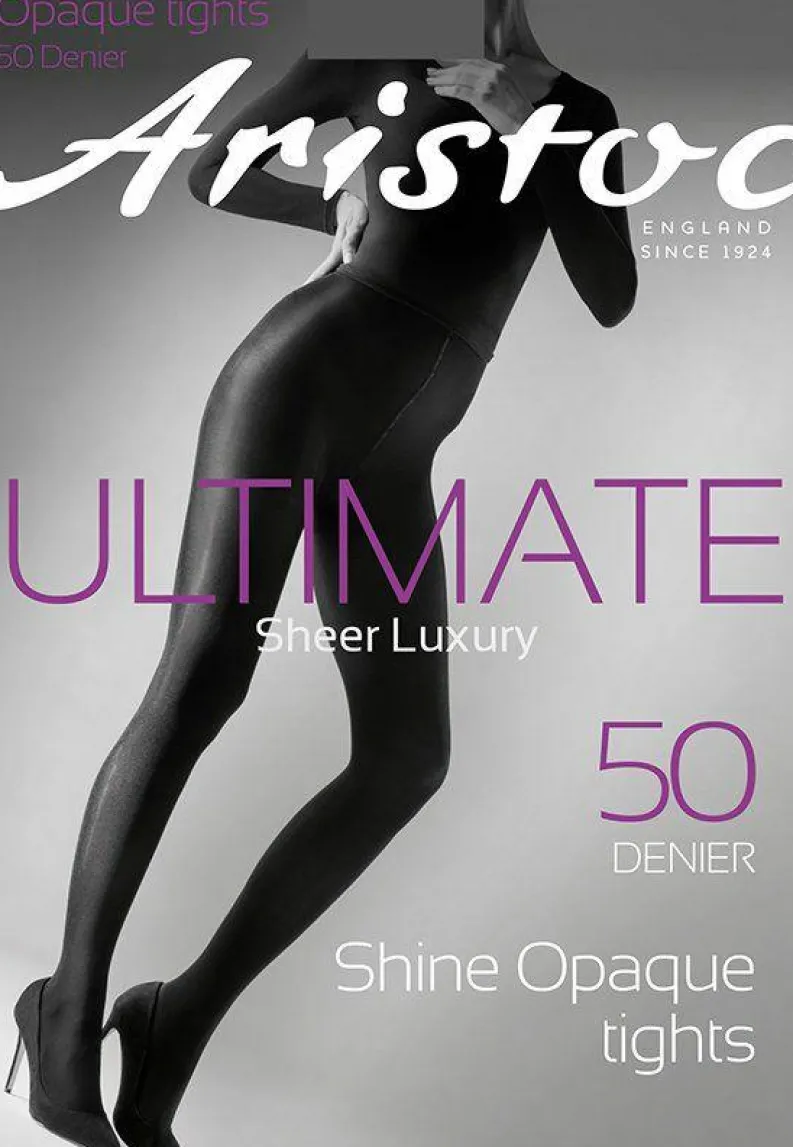 Tights & Socks|Tights & Socks*Aristoc 50 Denier Ultimate Shine Opaque Tights - Black