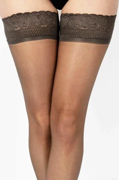 Tights & Socks|Tights & Socks*Aristoc 10 Denier Ultra Shine Hold Ups - Mid Grey