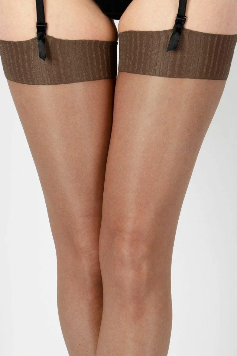 Tights & Socks|Tights & Socks*Aristoc 10 Denier Ultra Shine Stockings - Mid Grey
