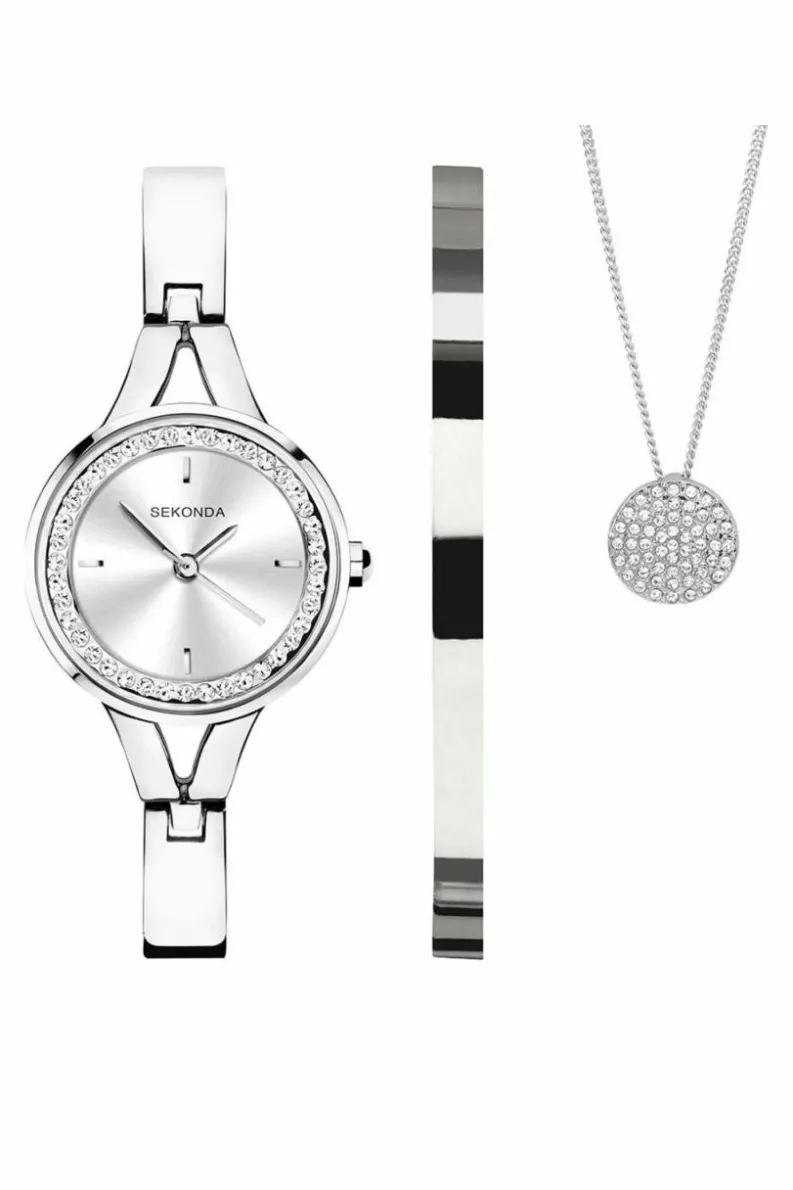 Watches*Sekonda 49018 Fashion 24mm Quartz Watch Silver