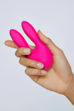 Sexual Wellness*NastyGal 10 Function Rechargeable Rabbit Vibrator Sex Toy pink