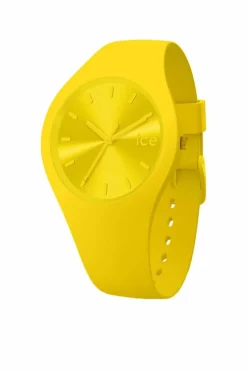 Watches*Ice-Watch 017908 Ice Colour 34mm Quartz Watch Yellow
