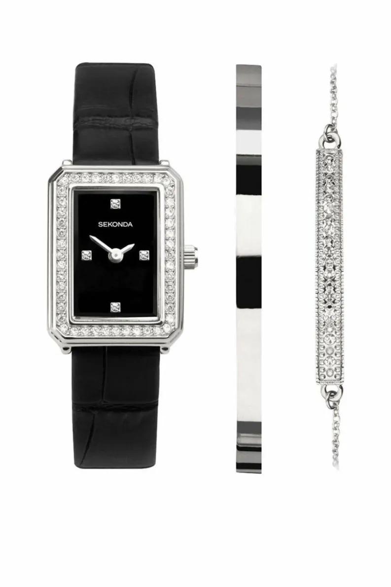 Watches*Sekonda 49005 19mm Quartz Watch Black