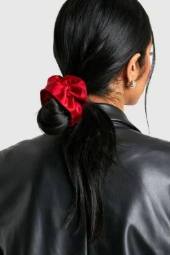 Hair Accessories*boohoo 2 Pack Satin Scrunchies multi