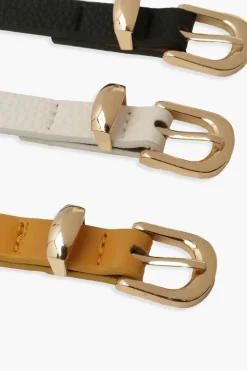 Belts*boohoo 3 Pack Skinny Belt black