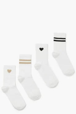 Tights & Socks|Tights & Socks*boohoo 4 Pack Sports Socks multi