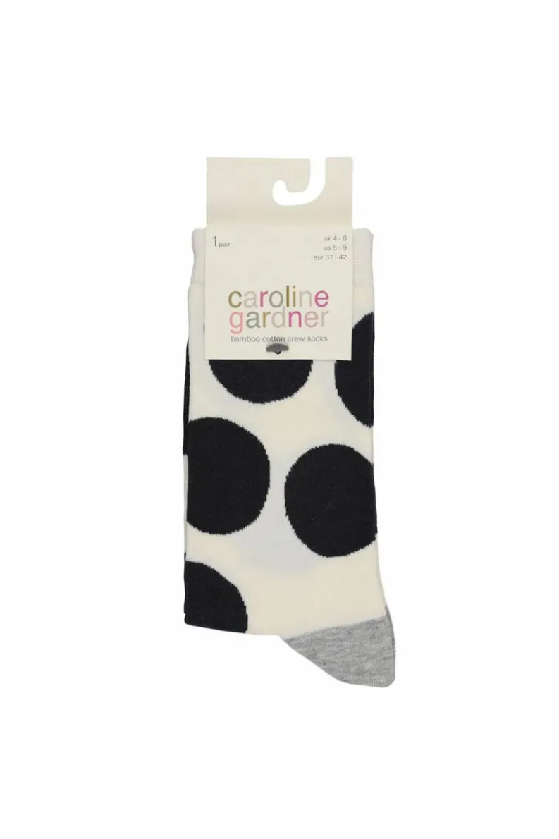 Tights & Socks|Tights & Socks*Caroline Gardner 1 Pair Pack Bamboo Cotton Crew Socks Multi