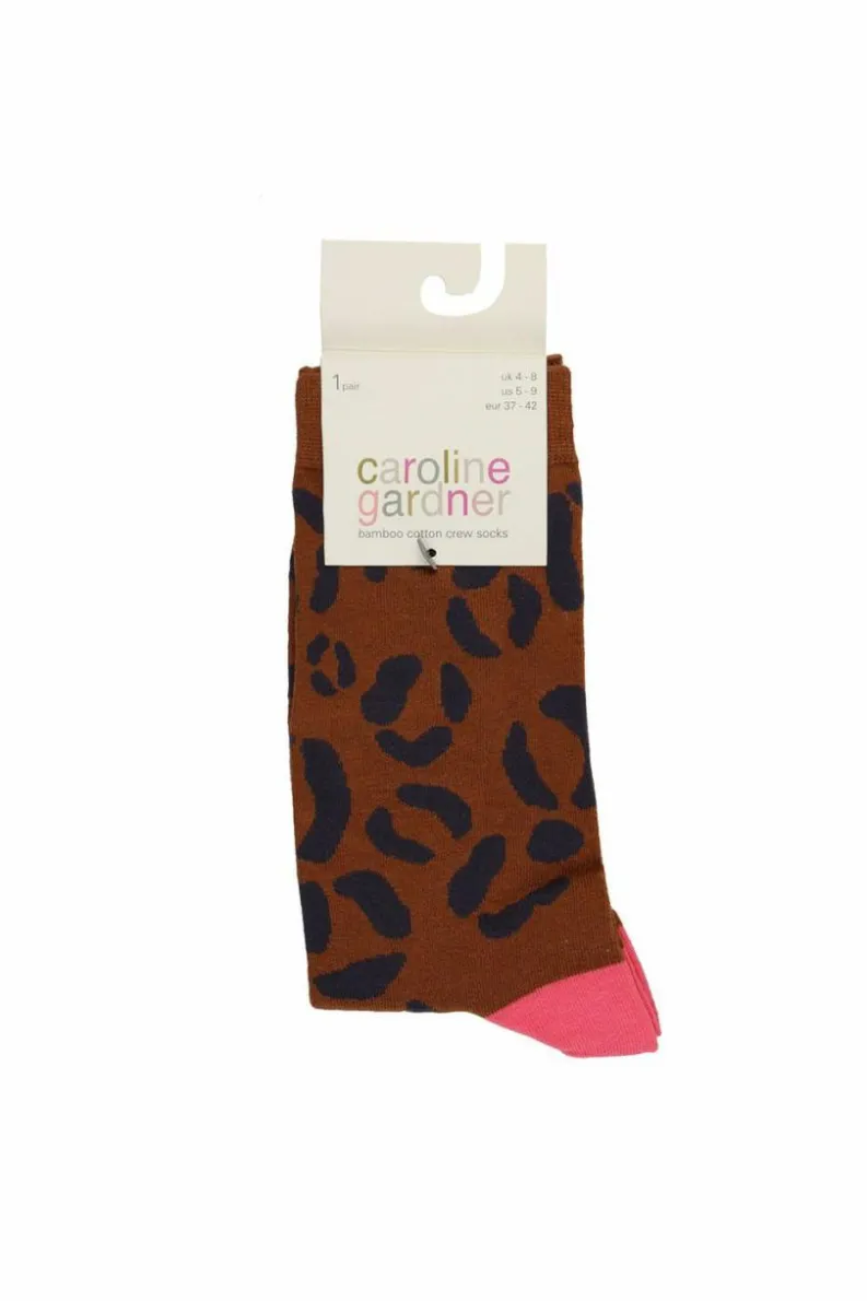 Tights & Socks|Tights & Socks*Caroline Gardner 1 Pair Pack Bamboo Cotton Crew Socks Multi