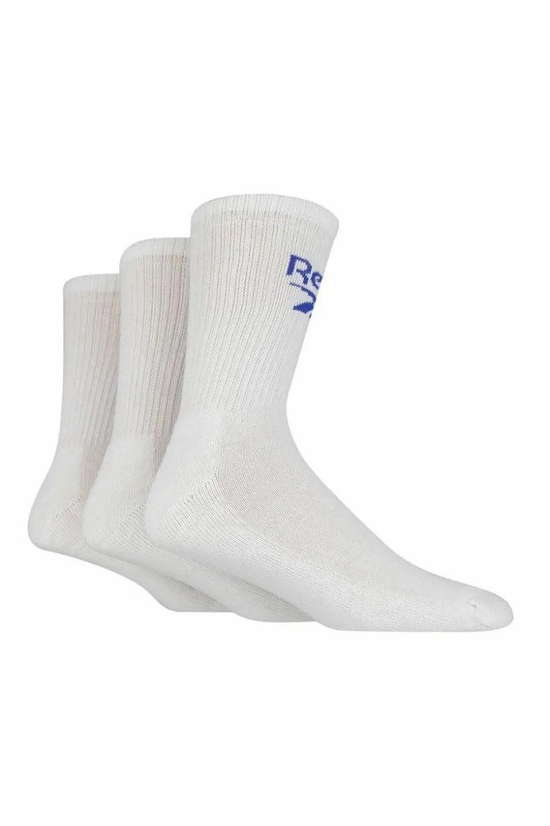 Tights & Socks|Tights & Socks*Reebok 3 Pair Pack Crew Sport Sock White