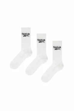 Tights & Socks|Tights & Socks*Reebok 3 Pair Pack Crew Sport Sock White
