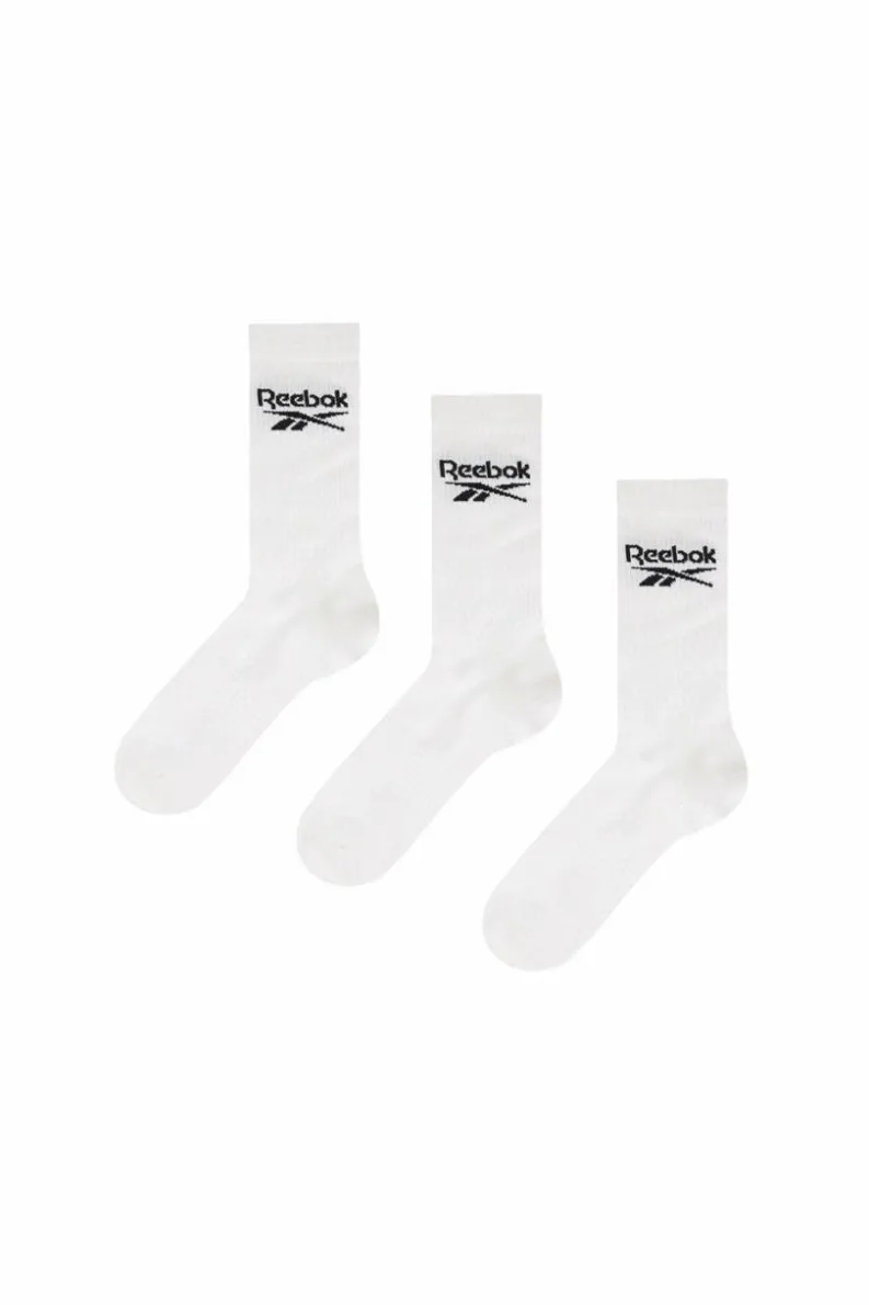 Tights & Socks|Tights & Socks*Reebok 3 Pair Pack Crew Sport Sock White