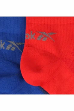 Tights & Socks|Tights & Socks*Reebok 2 Pair Pack Cycling Ankle Sport Sock Red