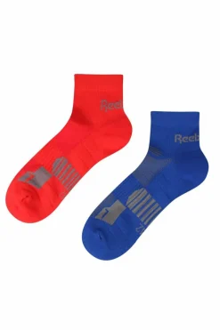Tights & Socks|Tights & Socks*Reebok 2 Pair Pack Cycling Ankle Sport Sock Red
