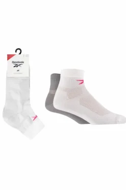 Tights & Socks|Tights & Socks*Reebok 2 Pair Pack Light Running Sport Sock White