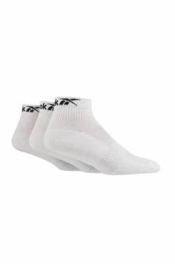 Tights & Socks|Tights & Socks*Reebok 3 Pair Pack Quarter Sport Sock With Cushioned Sole White