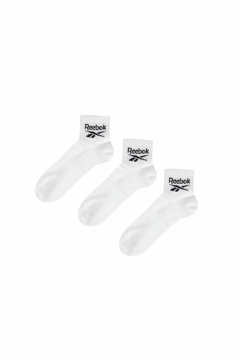 Tights & Socks|Tights & Socks*Reebok 3 Pair Pack Quarter Sport Sock White