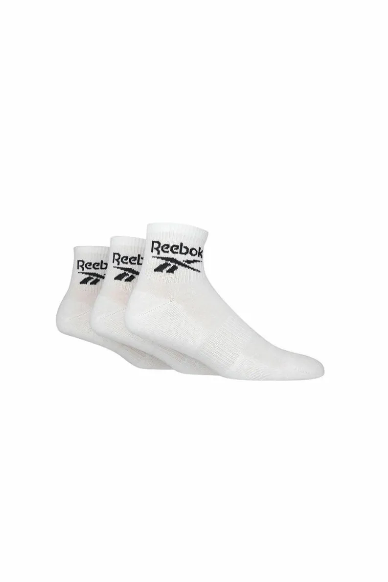 Tights & Socks|Tights & Socks*Reebok 3 Pair Pack Quarter Sport Sock White