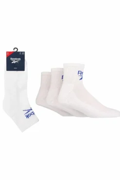 Tights & Socks|Tights & Socks*Reebok 3 Pair Pack Quarter Sport Sock White