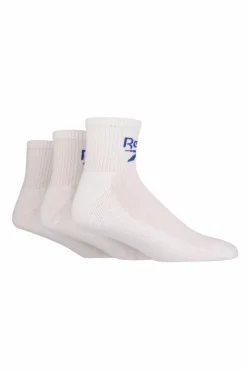 Tights & Socks|Tights & Socks*Reebok 3 Pair Pack Quarter Sport Sock White