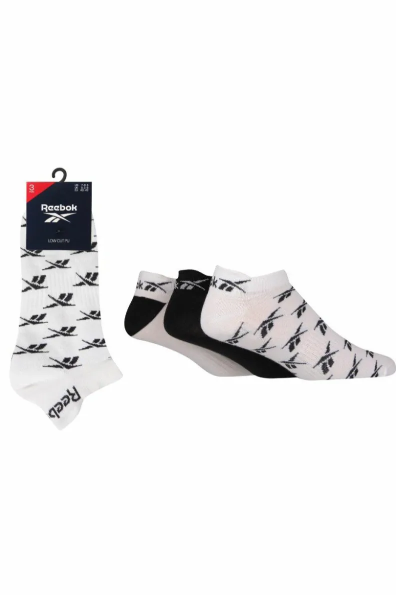 Tights & Socks|Tights & Socks*Reebok 3 Pair Pack Trainer Sport Sock With Heel Tab White