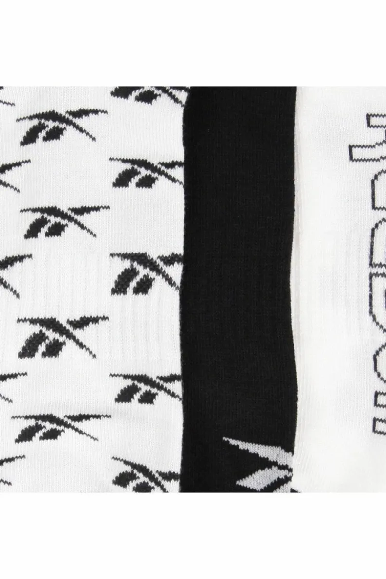 Tights & Socks|Tights & Socks*Reebok 3 Pair Pack Trainer Sport Sock With Heel Tab White