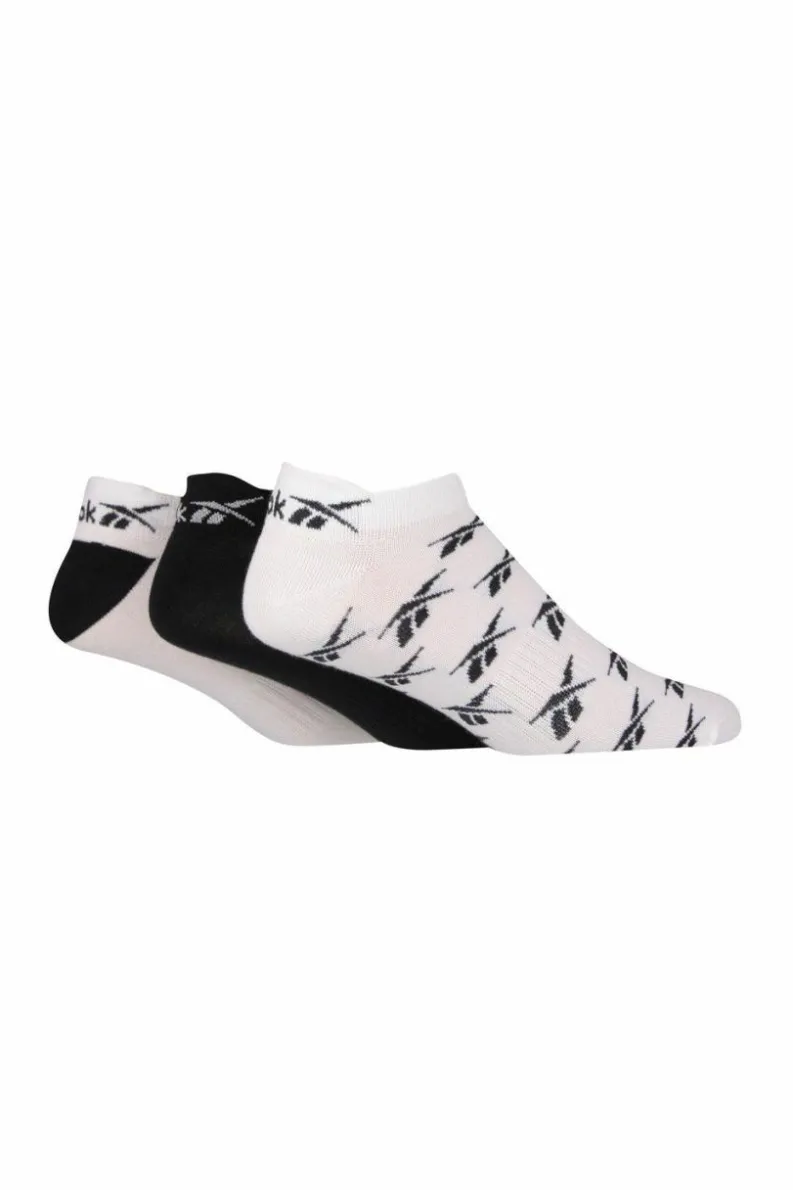 Tights & Socks|Tights & Socks*Reebok 3 Pair Pack Trainer Sport Sock With Heel Tab White