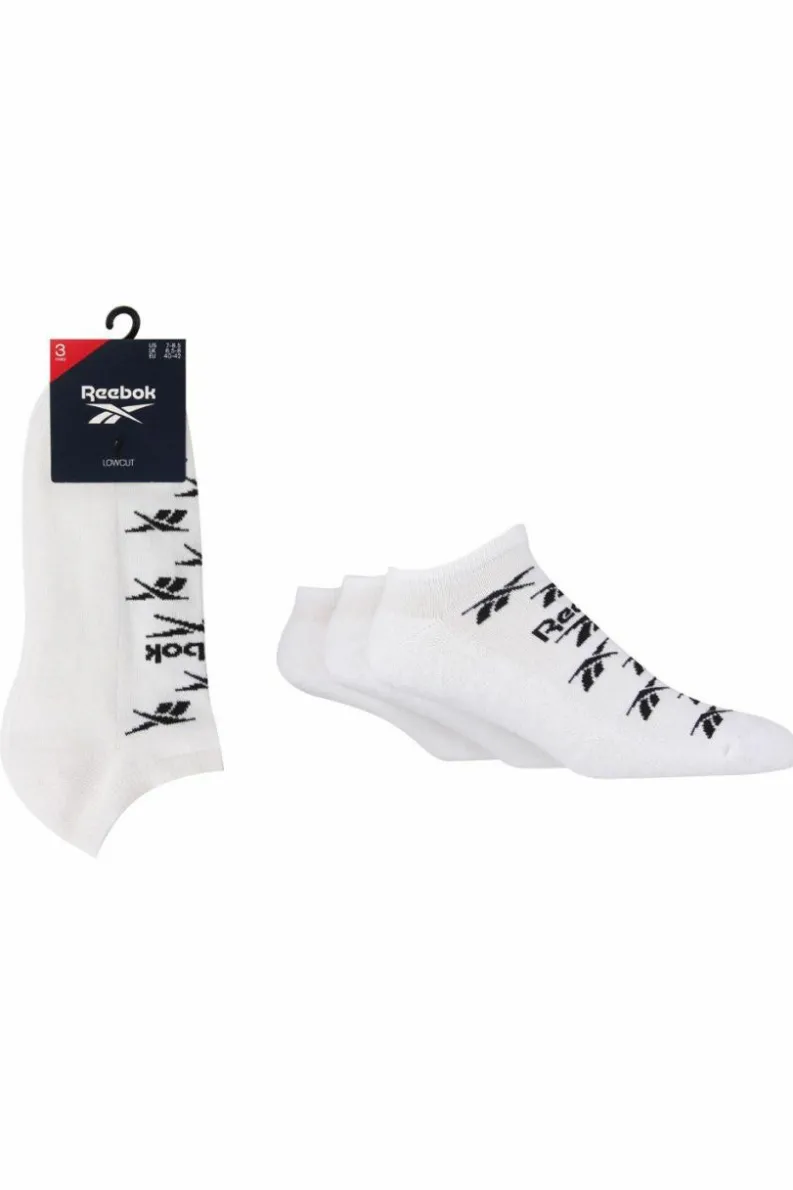 Tights & Socks|Tights & Socks*Reebok 3 Pair Pack Trainer Sport Sock With Cushioned Sole White