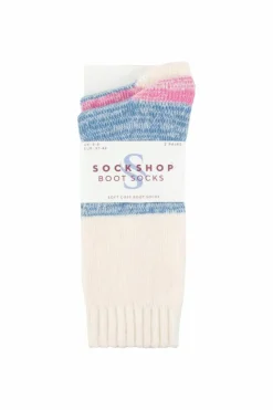 Tights & Socks|Tights & Socks*SOCKSHOP 2 Pair Velvet Soft Boot Socks Black