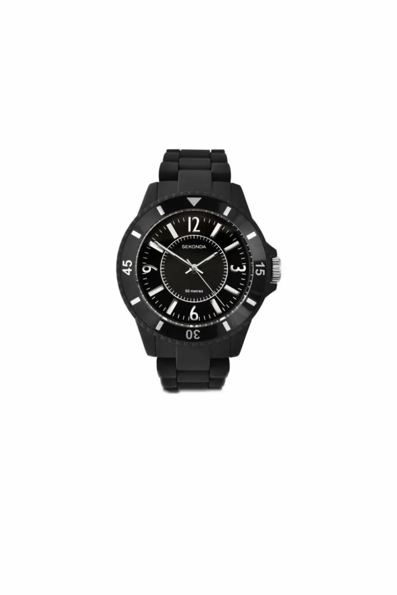 Watches*Sekonda 4780 Quartz Watch Black