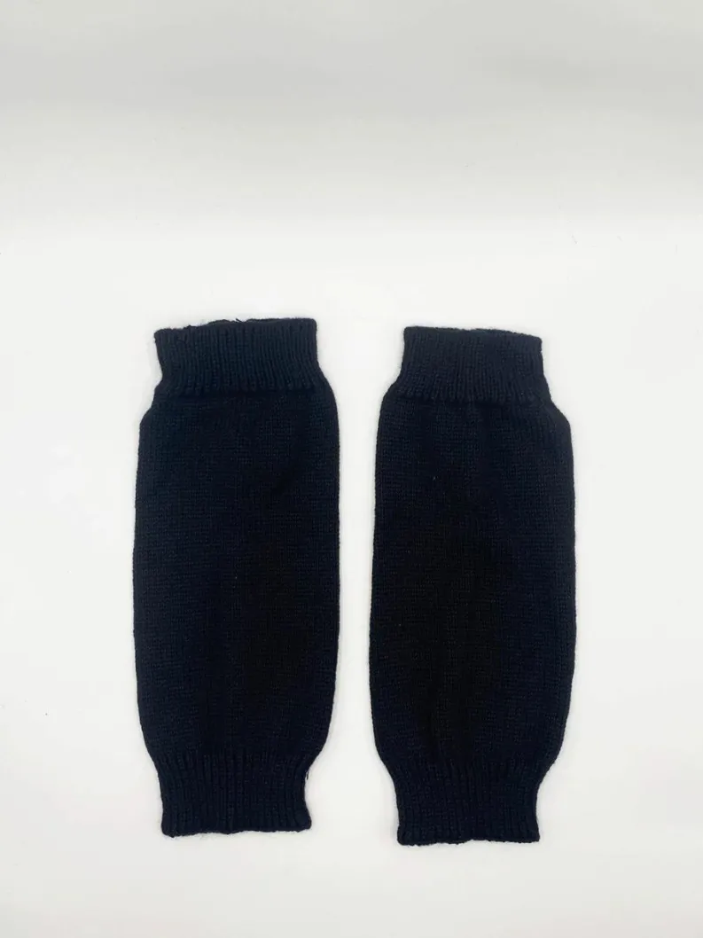 Hats & Gloves|Hats & Gloves*SVNX Acrylic Knitted Arm Warmers Black