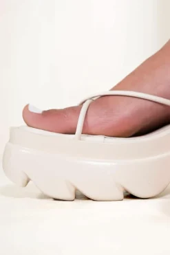 Sandals*Where's That From Ada' Chunky Strappy Sandals Cream