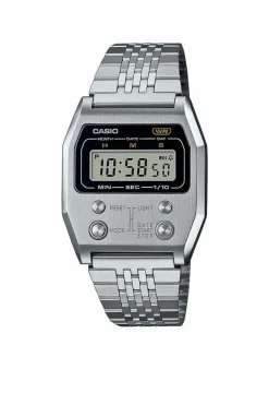 Watches*Casio A1100D-1EF Collection 35mm Quartz Watch Silver
