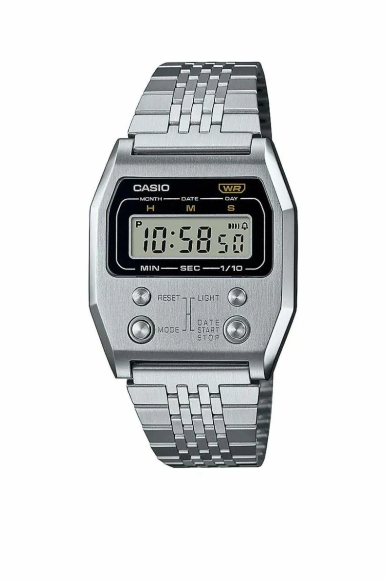 Watches*Casio A1100D-1EF Collection 35mm Quartz Watch Silver