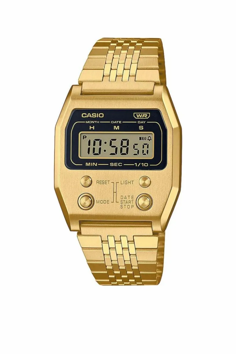 Watches*Casio A1100G-5EF Collection 35mm Quartz Watch Gold