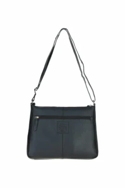 Shoulder Bags|Handbags*Ashwood Leather Aintree' Genuine Leather Shoulder Bag Black