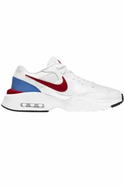 Trainers*Nike Air Max Fusion Red Swoosh Trainers White