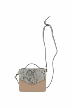 Shoulder Bags*Ashwood Leather Allegra' Patent Leather Small Cross Body Bag Nude