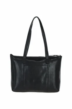 Shoulder Bags|Tote Bags*Ashwood Leather Amelia' Sleek Real Leather Tote Bag Black
