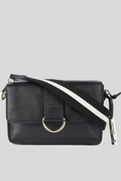 Handbags|Cross-Body Bags*Ashwood Leather Amore di Cuoio' Real Leather Small Crossbody Bag Black