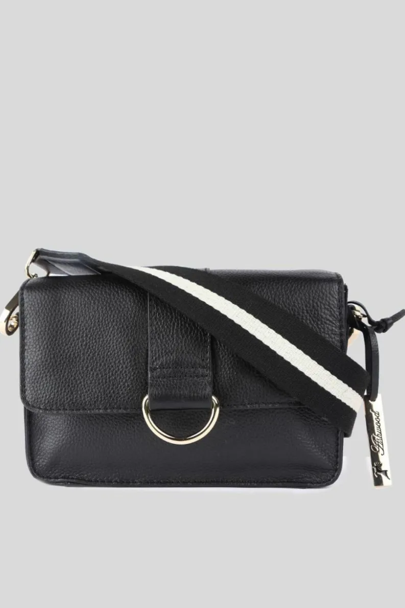 Handbags|Cross-Body Bags*Ashwood Leather Amore di Cuoio' Real Leather Small Crossbody Bag Black