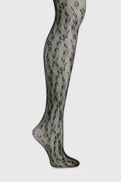 Tights & Socks|Tights & Socks*boohoo Animal Pattern Tights black