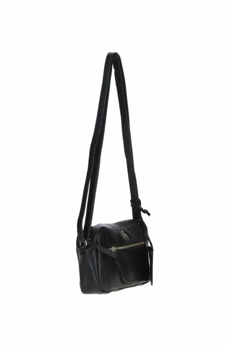 Handbags|Cross-Body Bags*Ashwood Leather Audrey' Leather Crossbody Bag with Adjustable Strap Black