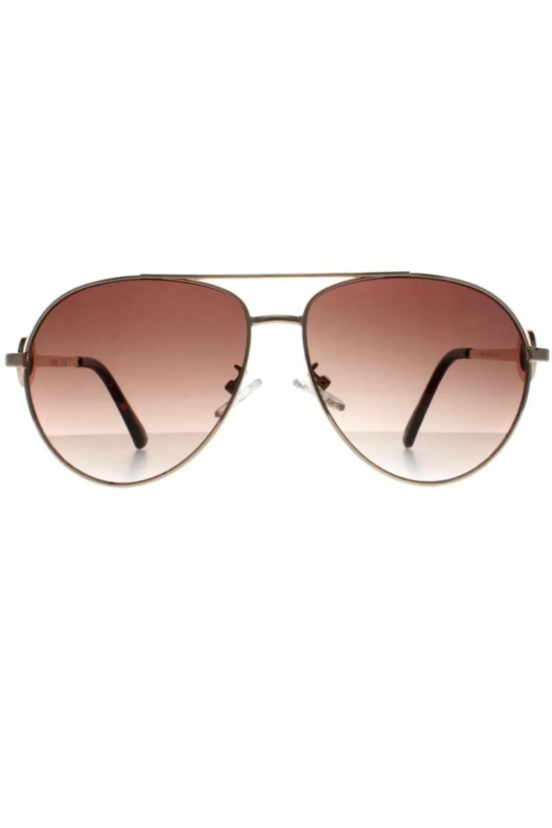 Sunglasses*Guess Aviator Brown GF0364 Gold