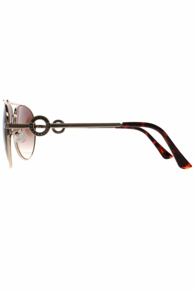 Sunglasses*Guess Aviator Brown GF0364 Gold