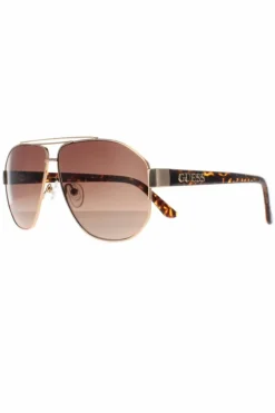 Sunglasses*Guess Aviator Brown Gradient GF6145 Gold