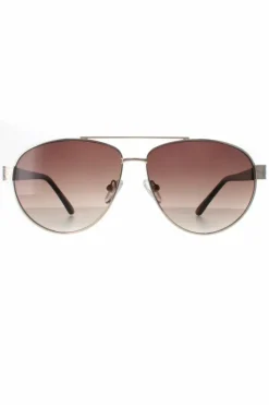 Sunglasses*Guess Aviator Brown Gradient GF0414 Gold