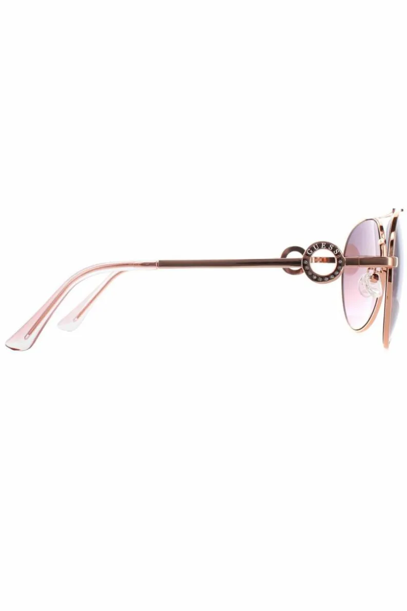 Sunglasses*Guess Aviator Rose Brown GF3064 Gold